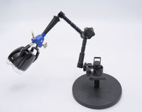 Articulated arm with Miscope jaw clamp