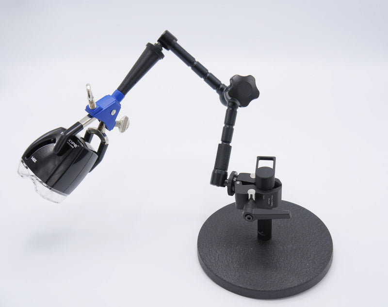 Articulated Arm Stand for MiScope MP3, MP4K and MiScope MP3 Extended Field digital microscopes