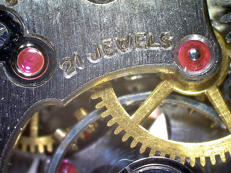 Watch gear closeup