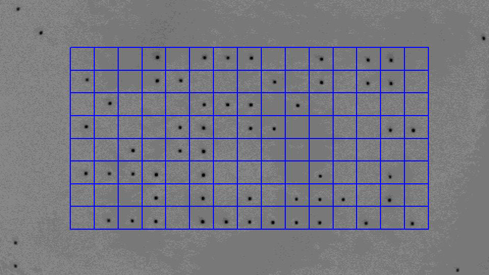 Video ToolBox Ultra workflow for yellow printer dots