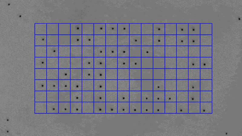 Video ToolBox Ultra workflow for yellow printer dots